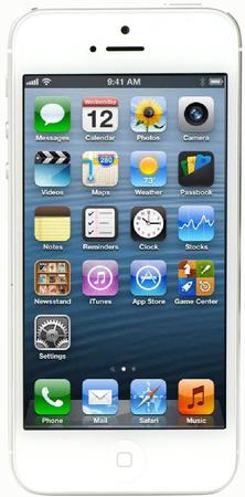 Смартфон Apple iPhone 5 64Gb White & Silver - Тавда